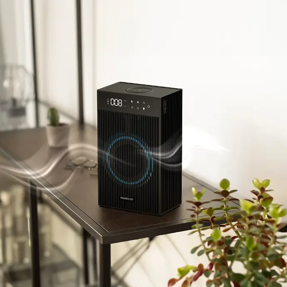 Powerology Smart Air Purifier - Black-0 Powerology Smart Air Purifier - Black-0