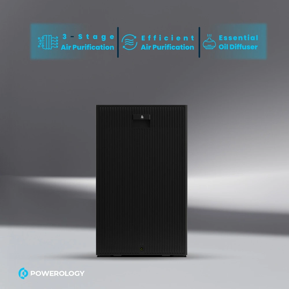 Powerology Smart Air Purifier - Black-142301 Powerology Smart Air Purifier - Black-142301