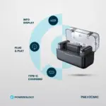 Powerology Dual Microphone Professional Set - Black-142325