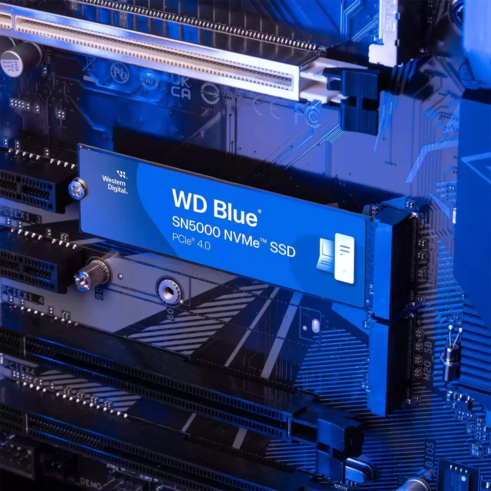 WD Blue SN5000 2TB NVME SSD M.2 PCIe 4.0 Upto 5,150 MB/s Read-142665 WD Blue SN5000 2TB NVME SSD M.2 PCIe 4.0 Upto 5,150 MB/s Read-142665