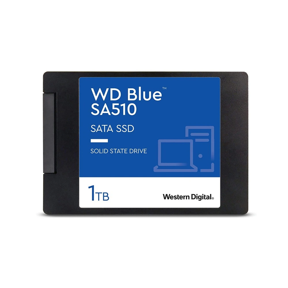 WD Blue SA510 SATA SSD 2.5”/7mm Cased - 1TB-0 WD Blue SA510 SATA SSD 2.5”/7mm Cased - 1TB-0