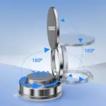 Porodo Vacuseal Vacuum Suction Folding Magnetic Mount - Black-142705