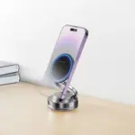 Porodo Vacuseal Vacuum Suction Folding Magnetic Mount - Black-142704