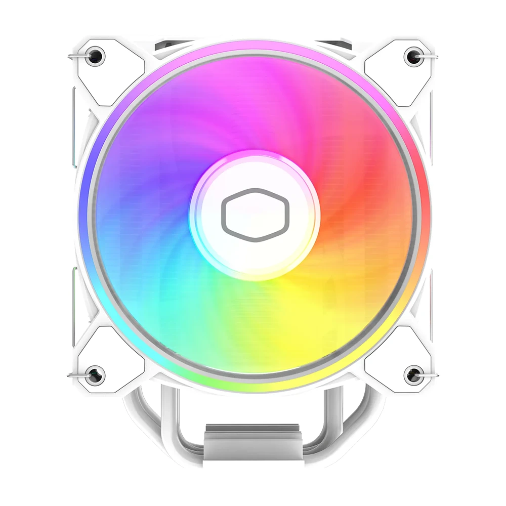 COOLER MASTER HYPER 212 HALO ARGB CPU Air Cooler - White-0 COOLER MASTER HYPER 212 HALO ARGB CPU Air Cooler - White-0