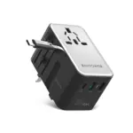 Ravpower 5-in-1 Universal Adapter For 190 Countries Pd70w- Grey/black-141183