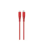 Goui Rubber Lightning Cablet To Type C 1.5m - Red-0