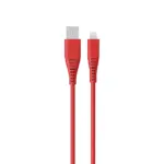 Goui Rubber Usb To Lightning 1.5m Cable - Red-0