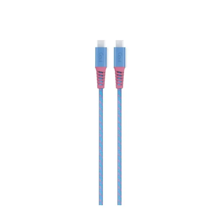 Goui Flex Type C To Type C 60w 1.5m Cable -blue/pink-0