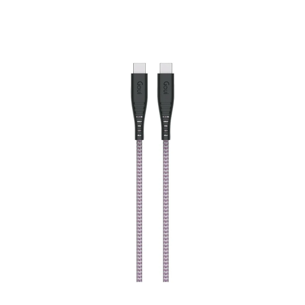 Goui Flex Type C To Type C 60w 1.5m Cable - White/purple-0 Goui Flex Type C To Type C 60w 1.5m Cable - White/purple-0