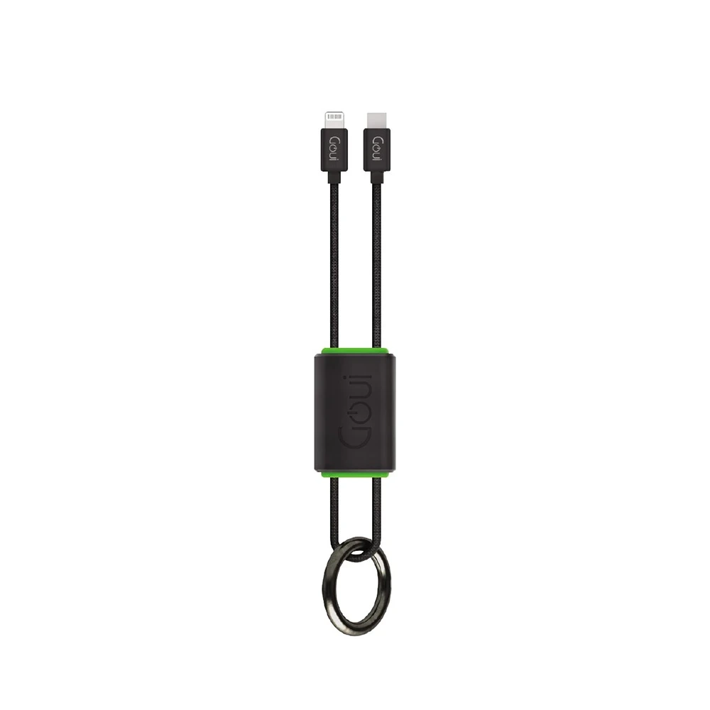Goui Lock Lightning To Type-c Key Chain Cable-142040 Goui Lock Lightning To Type-c Key Chain Cable-142040