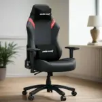 Andaseat Luna Series Large Gaming Chair - Black/red-0