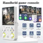 R36 Ultra Retro Handheld Game Console with 64GB - White-142346