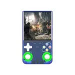 R36 Ultra Retro Handheld Game Console with 64GB - Transparent Blue-thumbnail