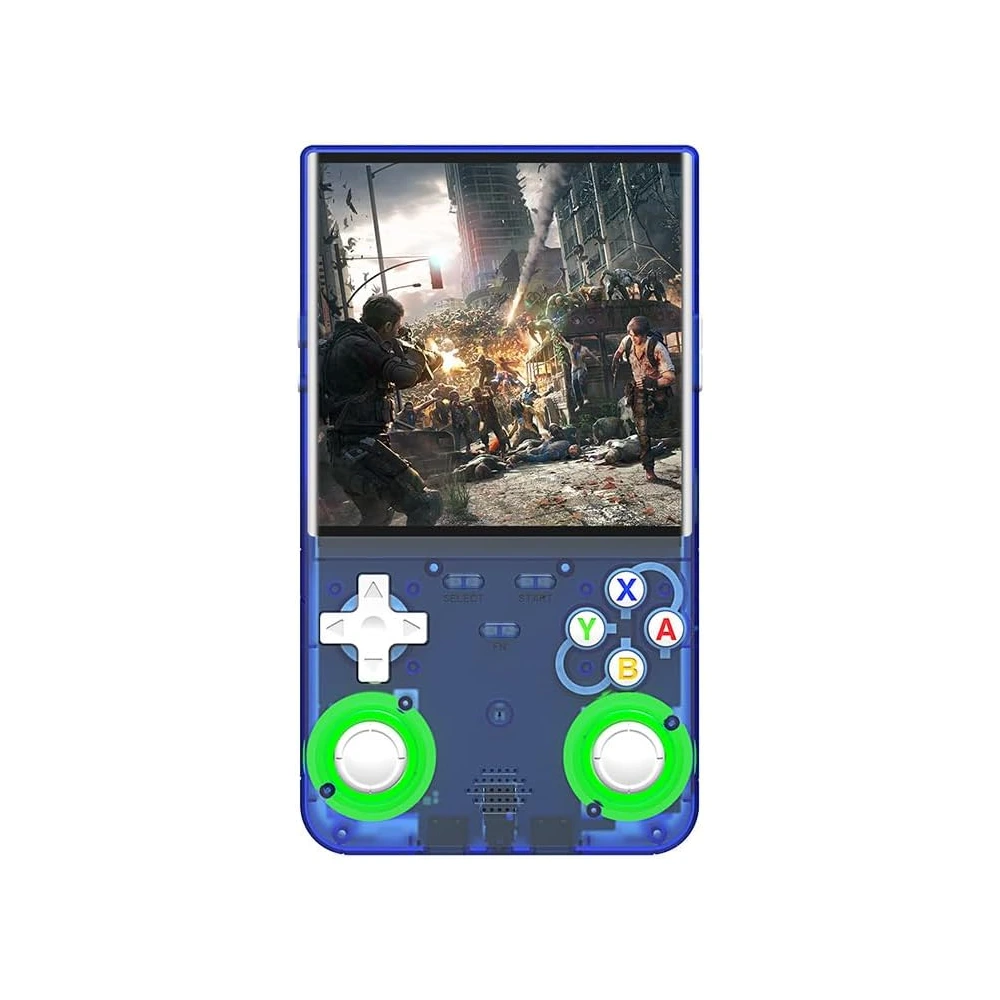 R36 Ultra Retro Handheld Game Console with 64GB - Transparent Blue-thumbnail R36 Ultra Retro Handheld Game Console with 64GB - Transparent Blue-thumbnail