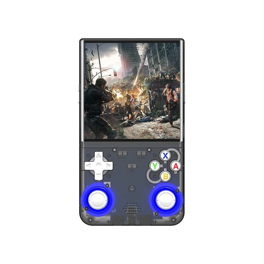 R36 Ultra Retro Handheld Game Console with 64GB - Transparent Black-thumbnail R36 Ultra Retro Handheld Game Console with 64GB - Transparent Black-thumbnail