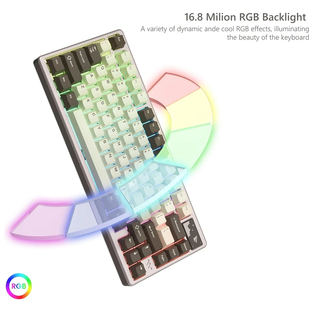 Womier SK71 Pro – 75% Wireless Aluminum Mechanical Keyboard with VIA Support - Desert with POM Vanilla switches-142884 Womier SK71 Pro – 75% Wireless Aluminum Mechanical Keyboard with VIA Support - Desert with POM Vanilla switches-142884