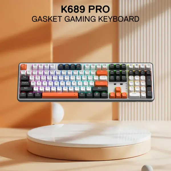 Redragon Wyvren Pro K689 3 Modes Connection With Backlighting Gaming Keyboard-0