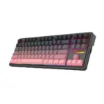 Redragon Antonium Pro K728 3 Modes Connection Backlightning Mechanical Keyboard - Black & Pink-thumbnail