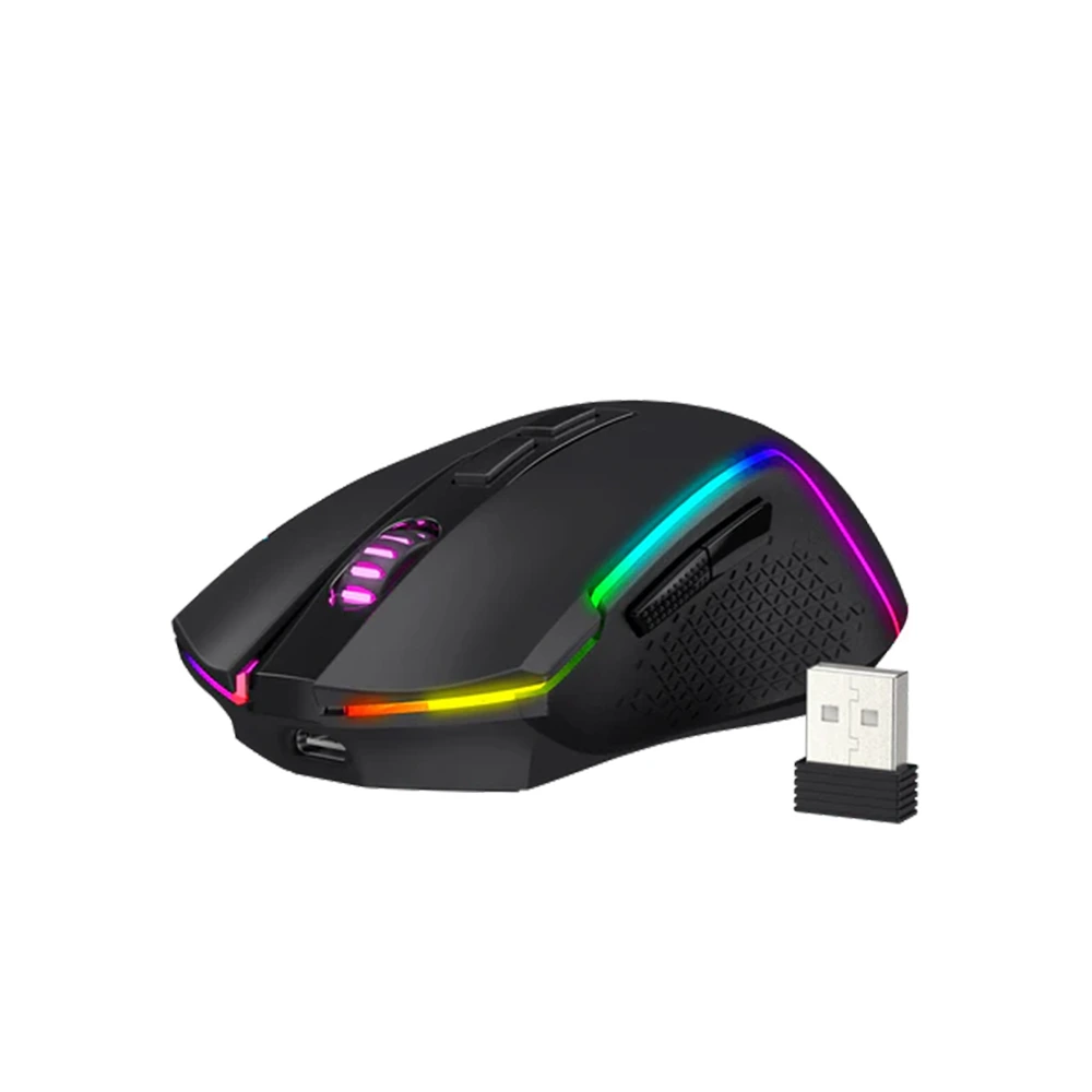 Redragon M693-rgb Wireless Gaming Mouse 8000 Dpi - Black-thumbnail Redragon M693-rgb Wireless Gaming Mouse 8000 Dpi - Black-thumbnail
