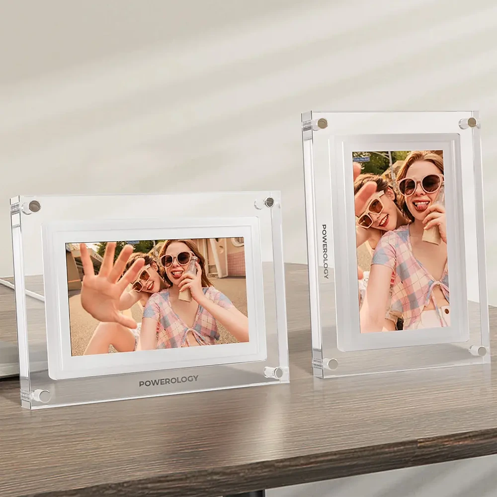 Powerology 10'' Smart Frame Digital Photo Display - White (1Pcs)-0 Powerology 10'' Smart Frame Digital Photo Display - White (1Pcs)-0