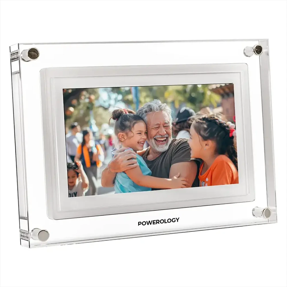 Powerology 10'' Smart Frame Digital Photo Display - White (1Pcs)-144247 Powerology 10'' Smart Frame Digital Photo Display - White (1Pcs)-144247