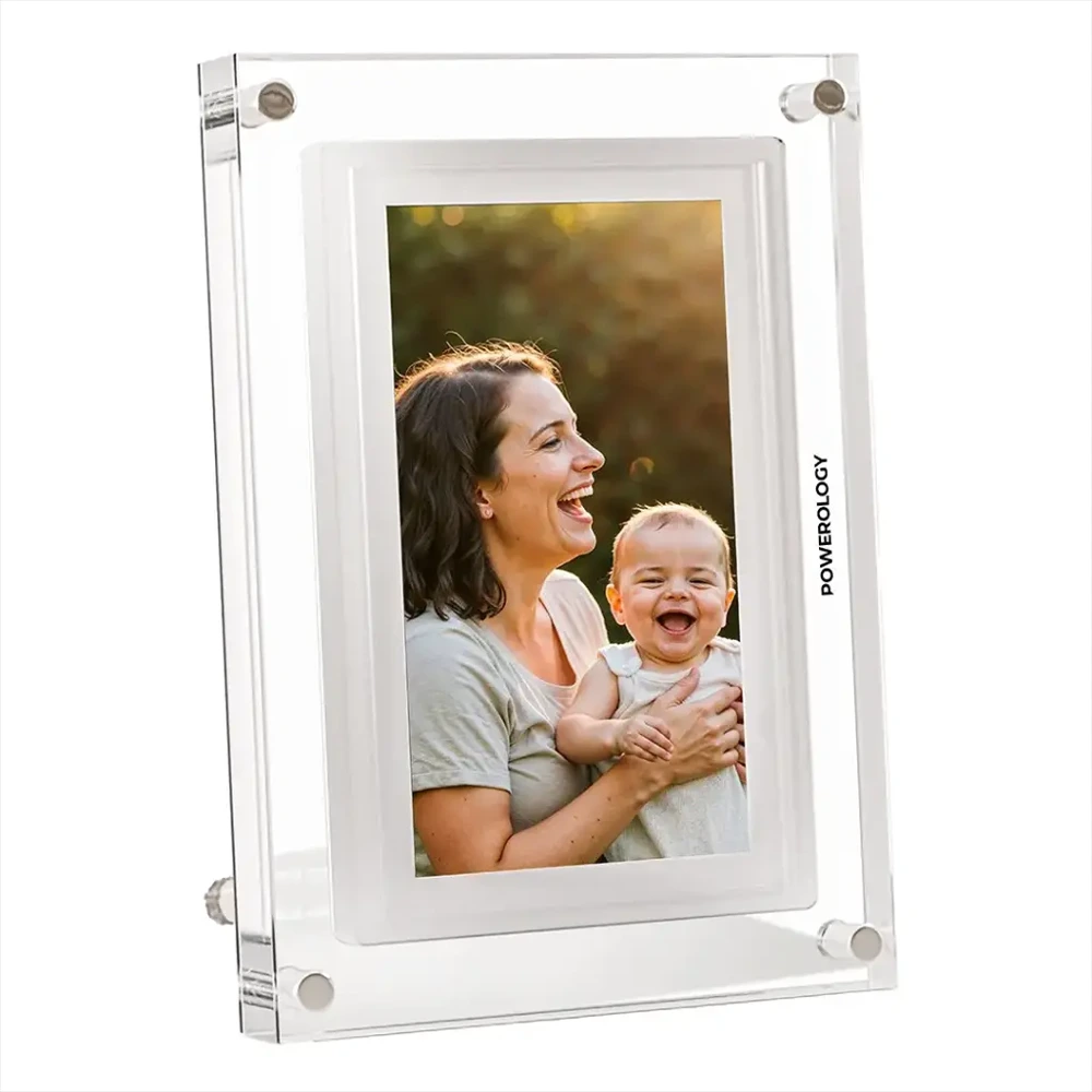 Powerology 10'' Smart Frame Digital Photo Display - White (1Pcs)-thumbnail Powerology 10'' Smart Frame Digital Photo Display - White (1Pcs)-thumbnail