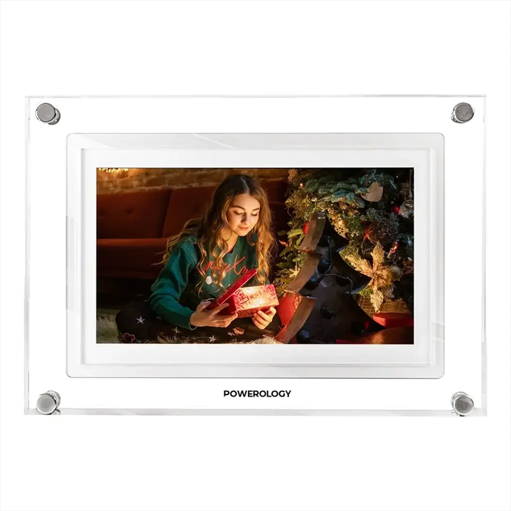Powerology 10'' Smart Frame Digital Photo Display - White (1Pcs)-144246 Powerology 10'' Smart Frame Digital Photo Display - White (1Pcs)-144246