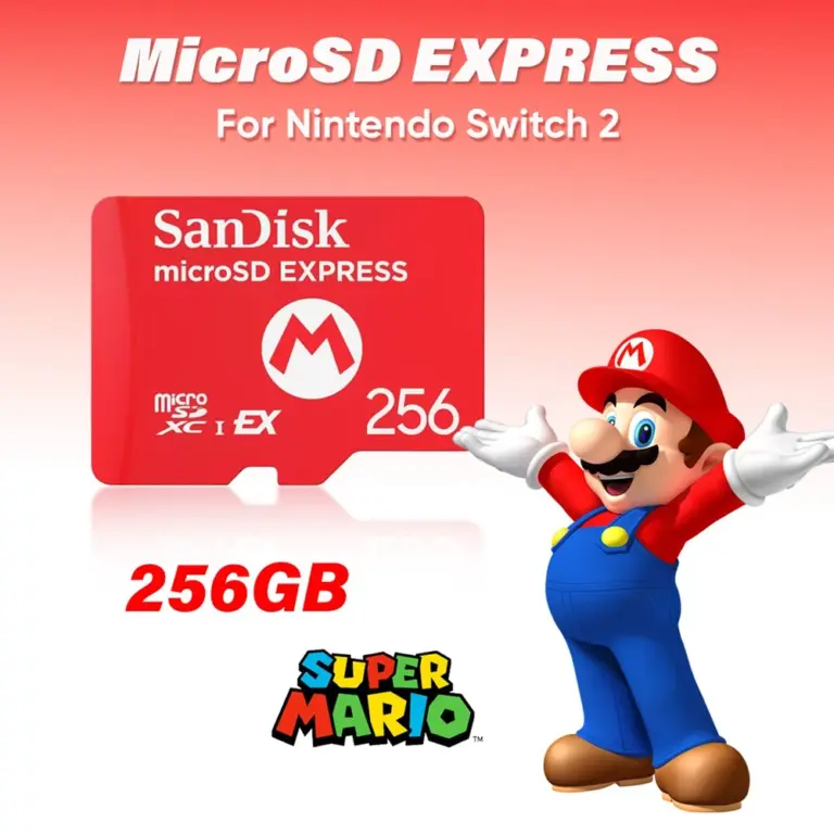 SanDisk microSD Express Card 256GB for Nintendo Switch 2-0