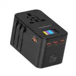 Powerology GaN 75W Universal Charger - Black-thumbnail