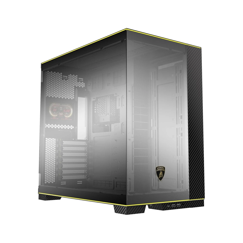 Lian Li O11d Evo Rgb Automobili Lamborghini Edition Mid Tower Gaming Pc Case - Black-thumbnail Lian Li O11d Evo Rgb Automobili Lamborghini Edition Mid Tower Gaming Pc Case - Black-thumbnail