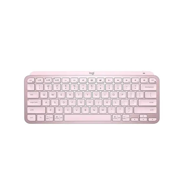 Logitech MX Keys Mini Bluetooth Illuminated Keyboard, English - Rose Pink-0