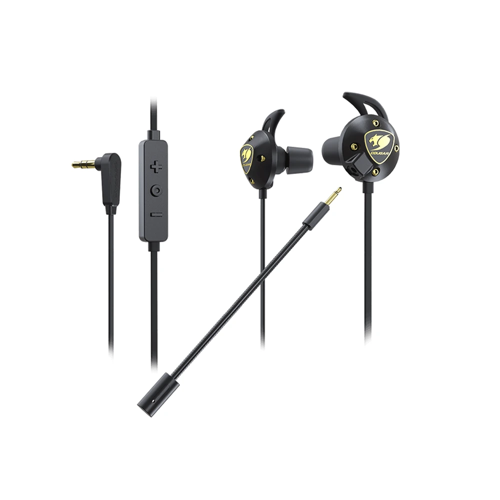 Cougar Headset Attila In Ear-Dual Mic-Driver 7Mm - Black-144386 Cougar Headset Attila In Ear-Dual Mic-Driver 7Mm - Black-144386