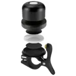 Powerology Bicycle & Scooter Bell With Airtag Mount - Black-144418