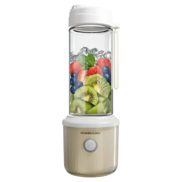 Powerology Press & Refresh Portable Blender - White-0