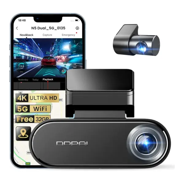 DDPAI N5 DUAL 4K + 1080P Dual-Channel Dashcam-0