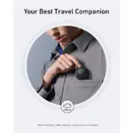 Anker MagGo Wireless Charging Station (3-in-1, Foldable Pad) with Adapter and Cable -Black-144530