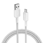 Anker 322 USB-A to USB-C Cable Braided (1.8m/6ft) -White-0