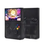 R43 Pro 4.3-inch LCD Screen Handheld Game Console 64GB - Transparent Black-0