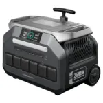 Powerology Solar Input Portable 640000mAh Generator - Black-0