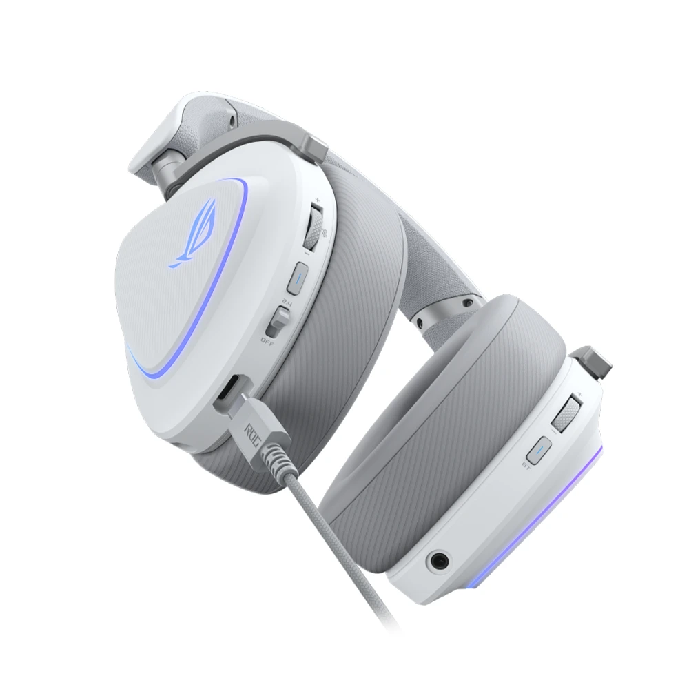ASUS ROG Delta II Gaming Headset - White-144030 ASUS ROG Delta II Gaming Headset - White-144030