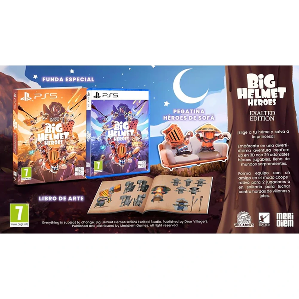 Big Helmet Heroes - Exalted Edition For PS5 - R2 (English)-0 Big Helmet Heroes - Exalted Edition For PS5 - R2 (English)-0