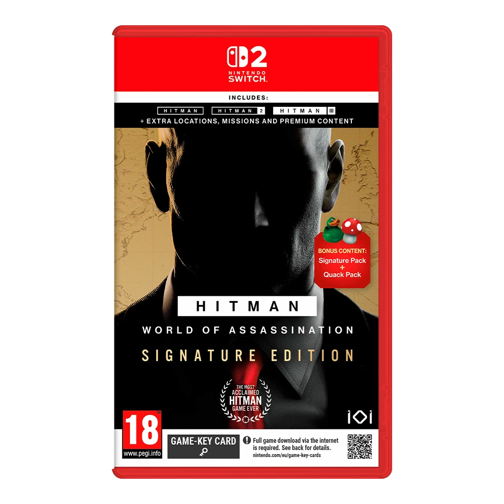 Hitman: World of Assassination Signature Edition For Nintendo Switch 2 - R2 (English) (Game-Key Card)-0 Hitman: World of Assassination Signature Edition For Nintendo Switch 2 - R2 (English) (Game-Key Card)-0