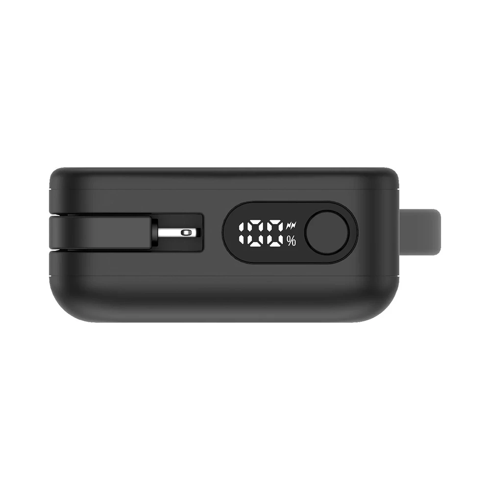 Momax 1-Power Vital+ Battery Pack 10000mAh With Dual Built-In Usb-C & Lightning Cable Black-143613 Momax 1-Power Vital+ Battery Pack 10000mAh With Dual Built-In Usb-C & Lightning Cable Black-143613