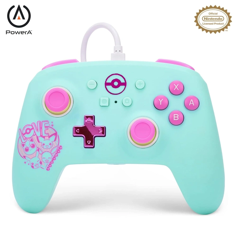 PowerA Enhanced Wired Controller for Nintendo Switch - Pokémon: Sweet Friends-0 PowerA Enhanced Wired Controller for Nintendo Switch - Pokémon: Sweet Friends-0