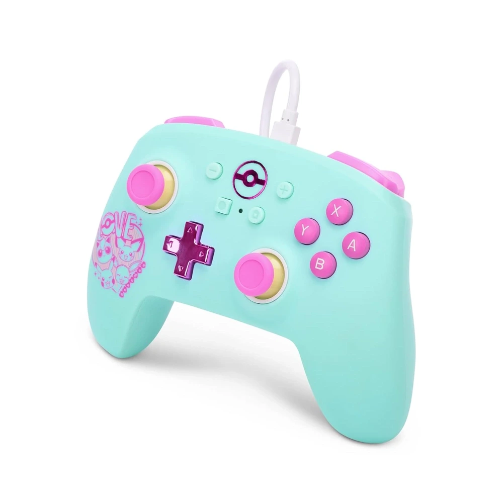 PowerA Enhanced Wired Controller for Nintendo Switch - Pokémon: Sweet Friends-thumbnail PowerA Enhanced Wired Controller for Nintendo Switch - Pokémon: Sweet Friends-thumbnail