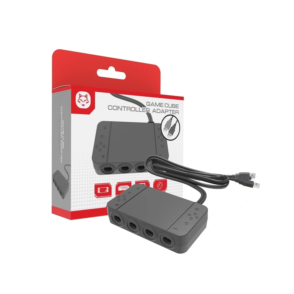 NGC Controller Converter For Switch2/Switch/Wii U/PC With Home Button/Black-0 NGC Controller Converter For Switch2/Switch/Wii U/PC With Home Button/Black-0