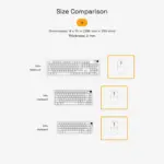 Glorious GMP 2 Edgeless Cloth Gaming Mouse Pad Medium (205 mm x 255 mm) - Black-143700