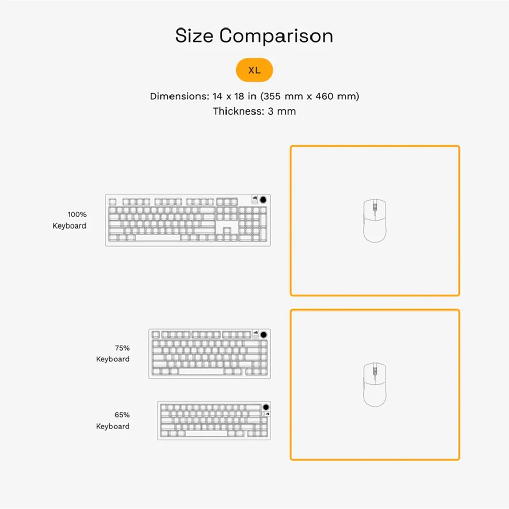 Glorious GMP 2 Edgeless Cloth Gaming Mouse Pad XL  (355 mm x 460 mm) - Black-143711 Glorious GMP 2 Edgeless Cloth Gaming Mouse Pad XL (355 mm x 460 mm) - Black-143711