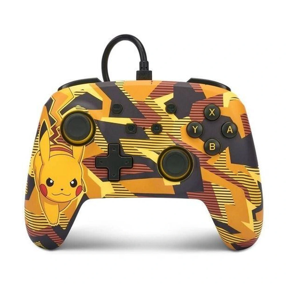 PowerA Enhanced Wired Controller for Nintendo Switch - Camo Storm Pikachu-0 PowerA Enhanced Wired Controller for Nintendo Switch - Camo Storm Pikachu-0