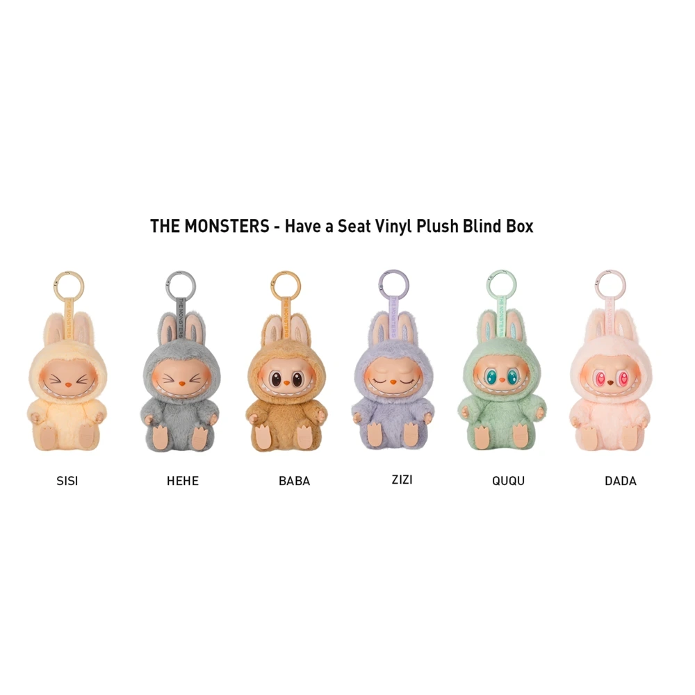 POP MART The Monsters - Have a Seat Vinyl Plush Blind Box Labubu (SINGLE BOX)-143436 POP MART The Monsters - Have a Seat Vinyl Plush Blind Box Labubu (SINGLE BOX)-143436